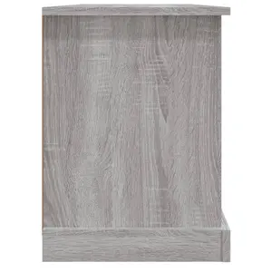 vidaXL TV Cabinet Grey Sonoma 99.5x35.5x48 cm Engineered Wood