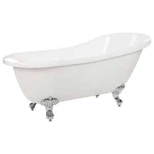 Freestanding Bath 1700 x 760 mm White CAYMAN