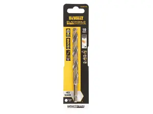 DEWALT Black and Gold Hex HSS-G Drill Bit 10.0mm