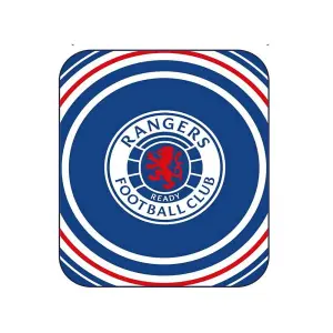 Rangers FC Fleece Pulse Blanket Blue/White/Red (One Size)