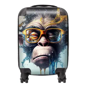 Monkey Splashart Suitcase - Small