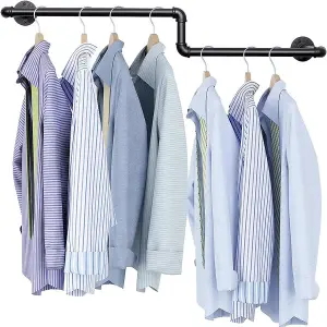 Wall Mounted Clothes Rack,100cm (1 Pack)