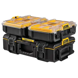 Dewalt Tough System 2.0 DS166 Stackable Toolbox Case 2x 1/2 Width Deep Organiser