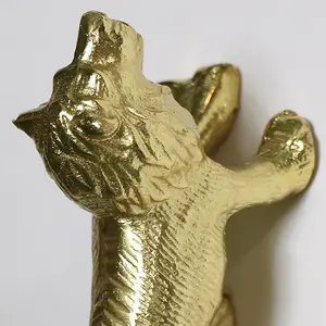 Melody Maison Gold Lion Wall Hook