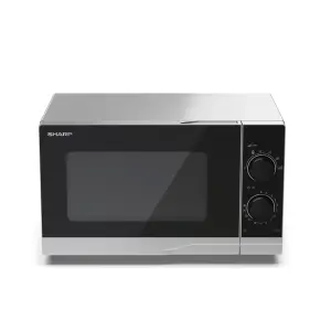 Sharp YC-PS201AU-S 20L 700W Microwave Oven with Manual Control - Silver