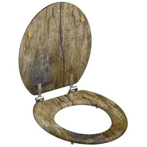 SCHÜTTE Toilet Seat SOLID WOOD MDF Printed