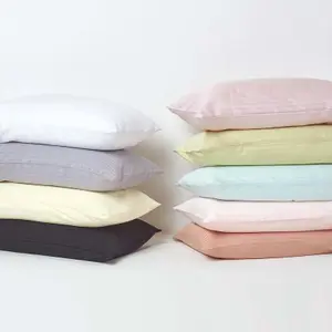 Homescapes Pink Egyptian Cotton Super Soft V Shaped Pillowcase 330 TC