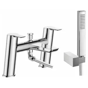 RAK Sport Polished Chrome Modern Bath Shower Mixer Tap Solid Brass