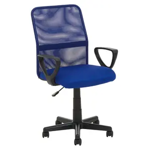 Interiors by Premier Stratford Dark Blue Home Office Chair