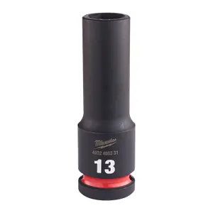 Milwaukee 13mm Deep Impact Socket 1/2" Inch Square Drive 4932480331