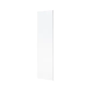 GoodHome Artemisia Innovo handleless matt white classic shaker Standard Clad on end panel (H)2400mm (W)640mm