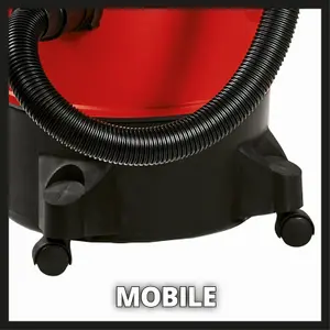 Einhell Wet And Dry Vacuum Cleaner 25L Capacity 1400W With Blowing TE-VC 1825 Corded Electric Red