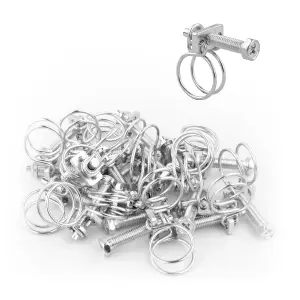 Pisces Double Wire Clips for 12.5mm Pond Hose (20 pack)