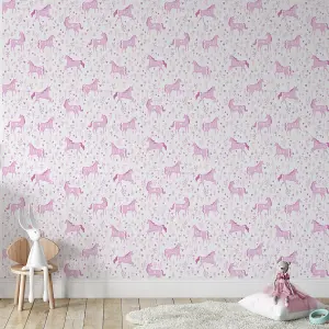 Catherine Lansfield Multi Novelty Mica effect Embossed Wallpaper