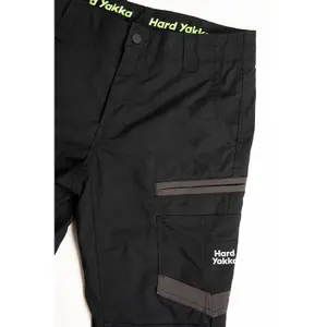 Hard Yakka - Raptor Cuff Pant - Black - Trousers