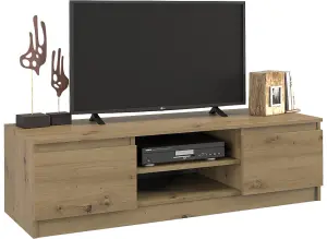 RTV120 TV Cabinet Artisan Oak Available in Various Sizes