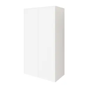 GoodHome Atomia Freestanding Matt white Particle board Double Wardrobe (H)1875mm (W)1000mm (D)580mm