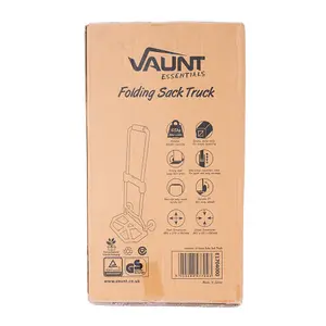 Vaunt Essentials Folding Sack Truck Barrow Trolley