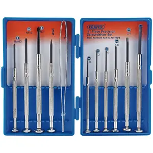 Draper Precision Screwdriver Set (11 Piece) 15631