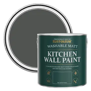 Rust-Oleum Graphite Matt Kitchen Wall Paint 2.5l