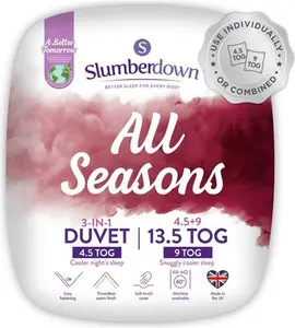 Slumberdown All Seasons 13.5 Tog Duvet - Single