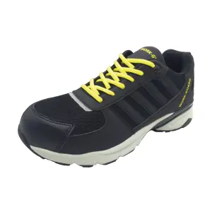 Result Mens Work Guard Lightweight Safety Trainers Black/ Grey (8 UK)