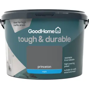 GoodHome Durable Princeton Matt Emulsion paint, 2.5L