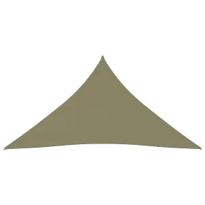 Berkfield Sunshade Sail Oxford Fabric Triangular 3x4x4 m Beige