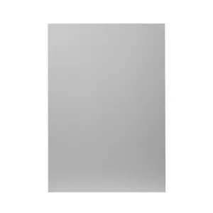 GoodHome Balsamita Matt grey Slab Highline Cabinet door (W)500mm (H)715mm (T)16mm