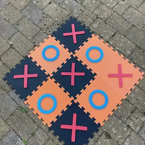 Giant Noughts and Crosses EVA Foam Outdoor Garden Games for Family Party Game Indoor Outdoor