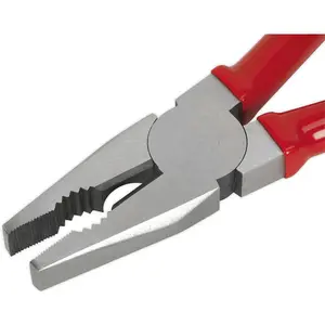 200mm Combination Pliers - Drop Forged Steel - 30mm Jaw Capacity - Serrated Jaws