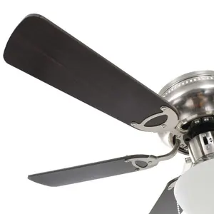 Syliva 82cm Ceiling Fan with Light Kit Dark Brown