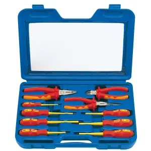 Draper  VDE Approved Fully Insulated Pliers and Screwdriver Set (10 Piece) 71155