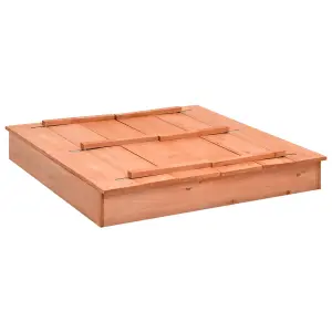 Berkfield Sandbox Firwood 95x90x15 cm