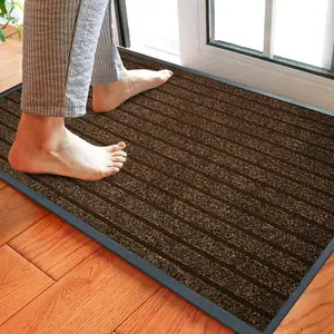 Nakale Halway Kitchen Doormat Brown / Rectangle W60 x L180 cm