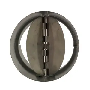 100mm Metal In-Line Backdraught Ducting Shutter/Damper ERK100