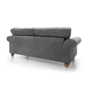 Ingrid 3 Seater Sofa in Steel Grey