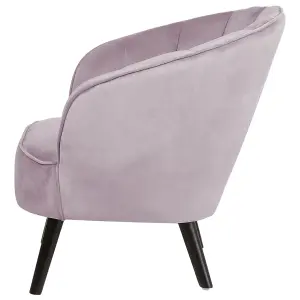 Beliani Glam Armchair DALA Velvet Pink