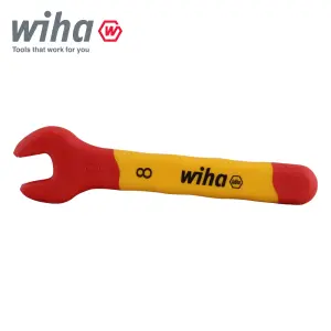 Wiha Spanner Wrench 8mm VDE Electricians Single Insulated Open End 43028