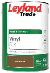 Leyland Trade Vinyl Silk Walls & Ceilings Emulsion Paint (S 6030-Y10R) - 5L