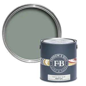 Farrow & Ball Dead Flat Mixed Colour 92 Castle Gray 2.5 Litre