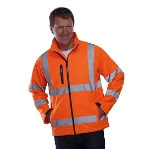 Yoko Mens Hi-Vis Sofshell Jacket