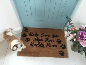 Country Home Wipe Your Paws Extra Large Doormat