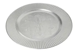 Maison by Premier Redbud Silver Charger Plate