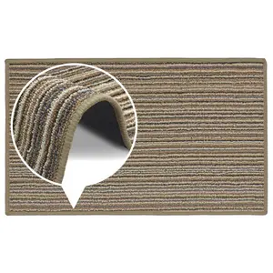  Non-Slip Indoor Door Mat Beige / Rectangle W50 x L80 cm