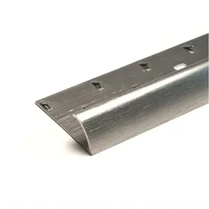 0.9m Superior Brushed Steel Nickel Single Door Plate Threshold