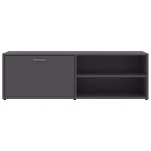 Berkfield TV Cabinet Grey 120x34x37 cm Engineered Wood