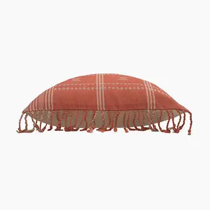 Siyali Coral Cushion - Cotton - L50 x W50 x H1 cm - Coral