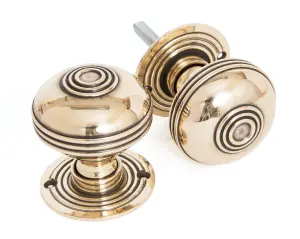 From The Anvil Aged Brass 63mm Prestbury Mortice/Rim Knob Set