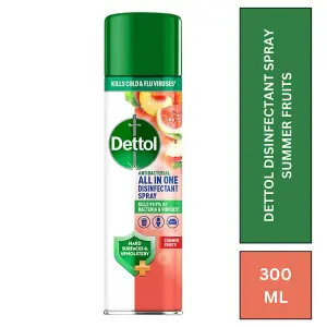 DETTOL 300ML DISINFECTANT SPRAY SUMMER FRUITS x 3